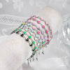 Women's Stainless Steel Heart Shape Fashion Sweet Bracelet With Electroplating