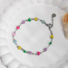 Women's Stainless Steel Heart Shape Fashion Sweet Bracelet With Electroplating