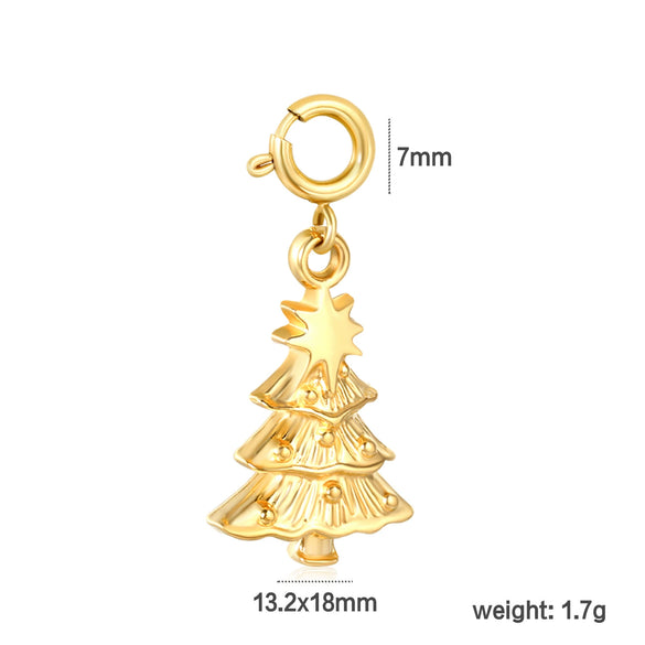 Women's Stainless Steel Heart Water Drop And Bell Pendant Necklace And Earrings Set With Electroplated Geometric Design