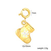 Women's Stainless Steel Heart Water Drop And Bell Pendant Necklace And Earrings Set With Electroplated Geometric Design