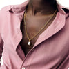 Women's Stainless Steel Heart Y Necklace With Geometric Pendant Electroplated Light Luxury Layered Clavicle Chain