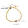 Women's Stainless Steel Heartshaped Geometric Creative Minimalist Electroplated Bracelet