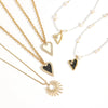 Women's Stainless Steel Heartshaped Love Necklace With Diamondencrusted And Electroplated Design