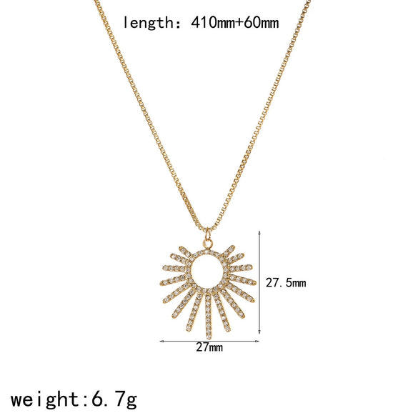 Women's Stainless Steel Heartshaped Love Necklace With Diamondencrusted And Electroplated Design