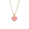 Women's Stainless Steel Heartshaped Retro Trendy Pendant Jewelry With Geometric Pattern And Electroplating