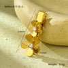 Women's Stainless Steel Inlay Fashion Flower Petals Oneword Clip Hairpin