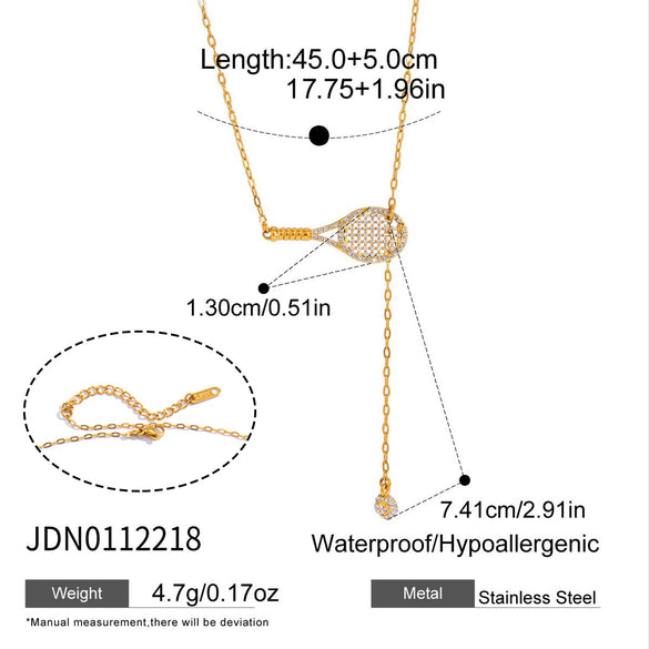 Women's Stainless Steel Jewelry Accessories Ring Necklace Bracelet With Pvd Furnace Vacuum Real Gold Plating