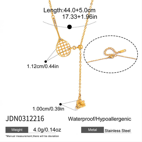 Women's Stainless Steel Jewelry Accessories Ring Necklace Bracelet With Pvd Furnace Vacuum Real Gold Plating