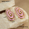 Women's Stainless Steel 18K Electroplated Ushaped Fashion Jewelry Earrings And Ring