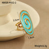 Women's Stainless Steel 18K Electroplated Ushaped Fashion Jewelry Earrings And Ring