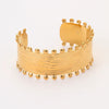 Women's Stainless Steel 18K Gold Plated Geometric Style Bracelet