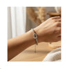 Women's Stainless Steel Knotted Geometric Bracelet Adjustable Simple Electroplated Fashion Jewelry Gift