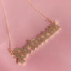 Women's Stainless Steel Letter Pendant Necklace With Vintage Electroplated Finish And Ochain Clavicle Jewelry Design