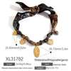 Women's Stainless Steel Maillard Style Heart Shape Pendant Necklace With Silk Scarf Chain And Electroplating Design