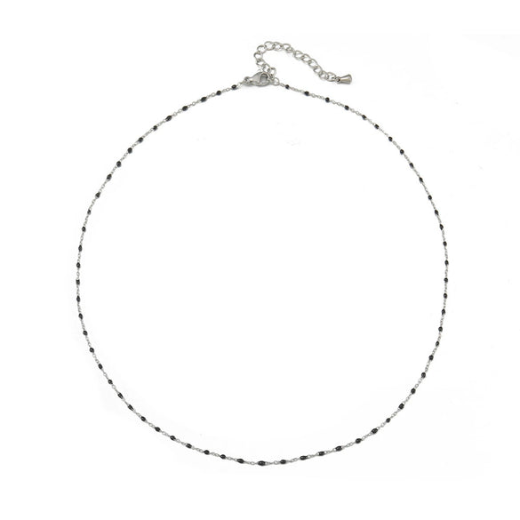 Women's Stainless Steel Minimalist Geometric Dripping Oil Fashion Necklace