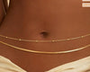 Women's Stainless Steel Multi Layer Waist Chain Adjustable Simple Fashion Body Jewelry