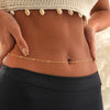 Women's Stainless Steel Multi Layer Waist Chain Adjustable Simple Fashion Body Jewelry