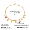Women's Stainless Steel Necklace With Bow Pendant And Electroplating Design