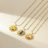 Women's Stainless Steel Oil Drop Bamboo Chain Necklace Highend Light Luxury Nonfading Niche Versatile And Trendy
