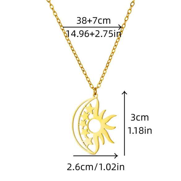 Women's Stainless Steel Oil Drop Bamboo Chain Necklace Highend Light Luxury Nonfading Niche Versatile And Trendy