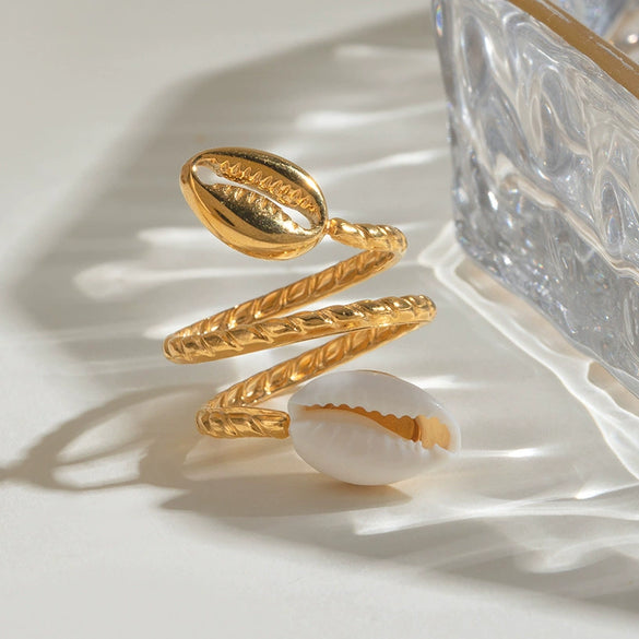Women's Stainless Steel Opening Ring With Animal Zodiac Pattern And Electroplating Design
