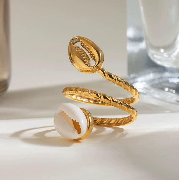 Women's Stainless Steel Opening Ring With Animal Zodiac Pattern And Electroplating Design