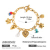 Women's Stainless Steel Pearl Butterfly Dropshaped Necklace With Geometric Pattern And Electroplating Design