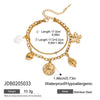 Women's Stainless Steel Pearl Butterfly Dropshaped Necklace With Geometric Pattern And Electroplating Design