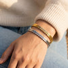 Women's Stainless Steel Rhinestone Bracelet With Elegant Plated Design And Versatile Fashion Style