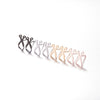 Women's Stainless Steel Scissors Drop Earrings With Geometric Cartoon Design And Electroplated Finish Fun Statement Jewelry