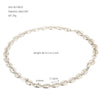 Women's Stainless Steel Shell Pendant Necklace With Geometric Design And Cuban Chain Gold Tone Electroplated Fashion Jewelry