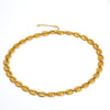 Women's Stainless Steel Shell Pendant Necklace With Geometric Design And Cuban Chain Gold Tone Electroplated Fashion Jewelry