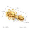 Women's Stainless Steel Shell Starfish Hairpin Set With Pearls Fashion Highend Hair Accessory