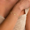 Women's Stainless Steel Stacking Bracelet With Geometric Cuban Chain Design Electroplated Fashion Jewelry Accessory