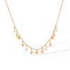 Women's Stainless Steel Star Pendant Necklace With Gypsophila Chain Pvd Vacuum Real Gold Plated Layered Ins Style Jewelry