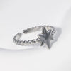 Women's Stainless Steel Star Ring Niche Minimalist Electroplated