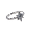 Women's Stainless Steel Star Ring Niche Minimalist Electroplated