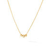 Women's Stainless Steel Titanium Steel Diamond Geometric Pendant Necklace With Vacuum Plating