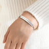 Women's Stainless Steel Twist Chain Bracelet With Geometric Design Electroplated Simple Fashion Jewelry Adjustable