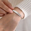 Women's Stainless Steel Twist Chain Bracelet With Geometric Design Electroplated Simple Fashion Jewelry Adjustable