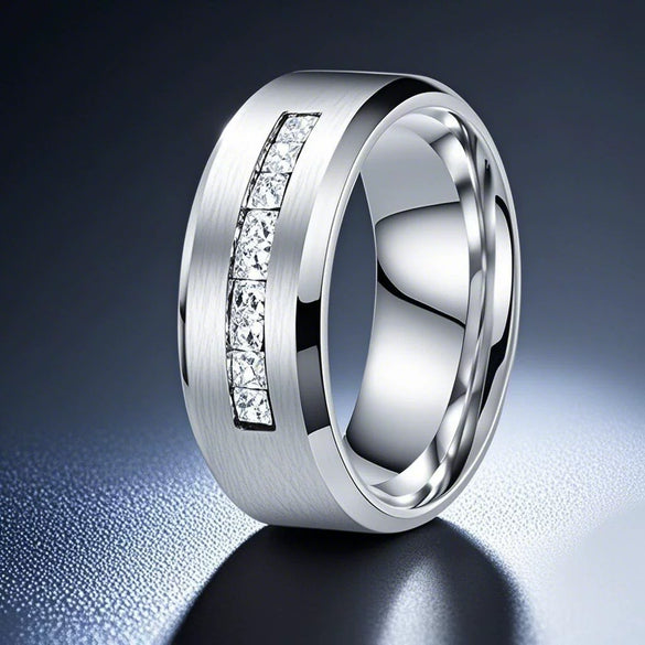 Women's Stainless Steel U Shaped Ring French Style Minimalist Plain Electroplated Non Fading Fashion Jewelry