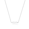 Women's Stainless Steel Y Shape Tassel Pearl Necklace Simple Geometric Double Pearl Clavicle Chain With Electroplated Finish