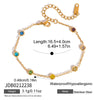 Women's Stainless Steel Zircon Geometric Bracelet Electroplated Light Luxury Non Fading Jewelry
