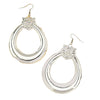 Women's Statement Lion Drop Earrings With Geometric Animal Design Long Metal Dangle Earrings For Wholesale