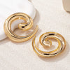 Women's Statement Starfish Shell Metal Drop Earrings Long Retro Geometric Design