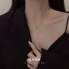 Women's Sterling Silver Camellia Flower Pendant Necklace With Cross Chain Adjustable Collarbone Length And Electroplated Floral Design