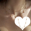 Women's Sterling Silver Chain Multipendant Clavicle Chain With Geometric Pattern Set With Precious Stones Retro Style