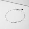 Women's 925 Sterling Silver Diamond Geometric Bracelet With 14K Gold Plating