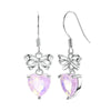 Women's 925 Sterling Silver Dream Catcher Four Leaf Clover Animal Zodiac Electroplated Earrings