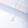 Women's Sterling Silver Eightpointed Star And Square Pendant Necklace With Diamond Design And Cross Chain Geometry Style